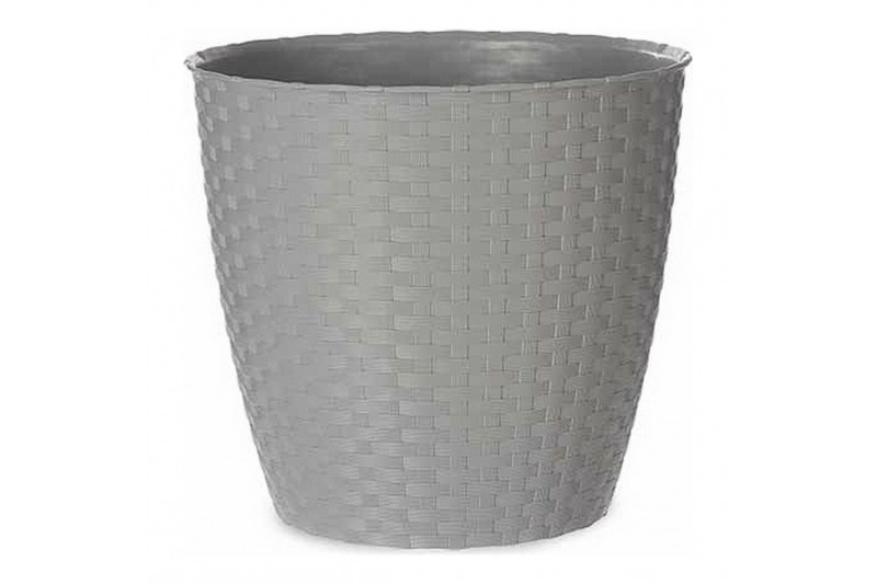 Vaso Grigio Plastica (29 x 26,5 x 29 cm)