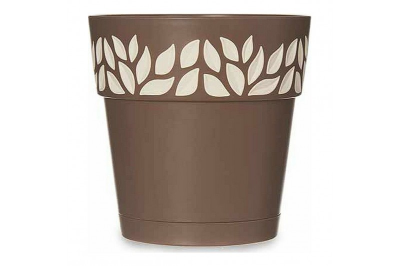 Self-watering flowerpot Cloe Brown...