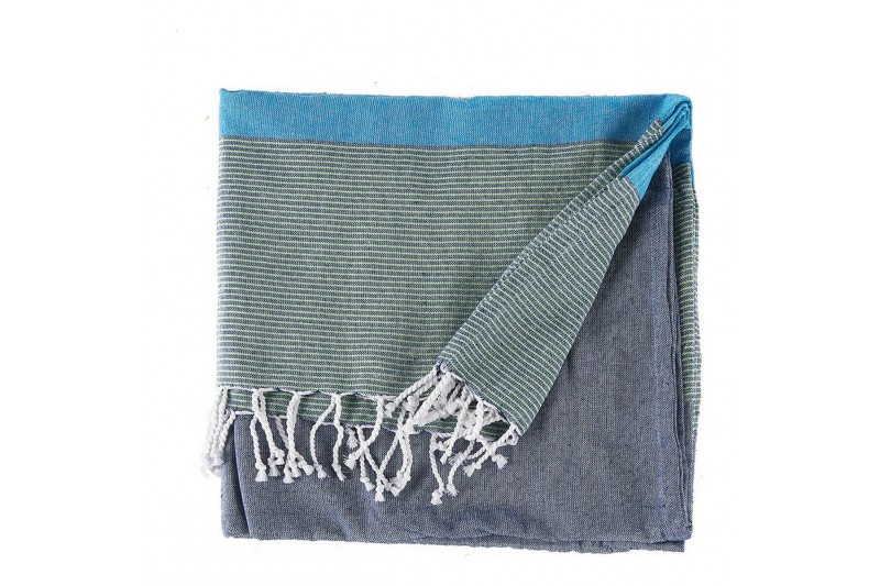 Foulard multi-usages Rayures Bleu...