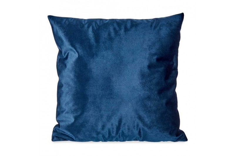 Cushion Velvet Blue Polyester (45 x...