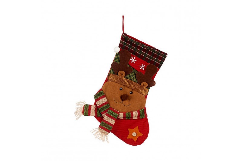 Calza di Natale Orso Poliestere (32 x...