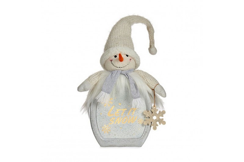 Decoratieve figuren Sneeuwpop Wit (15...