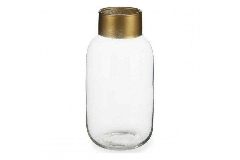 Vaas Gouden Transparant Glas (11,5 x...