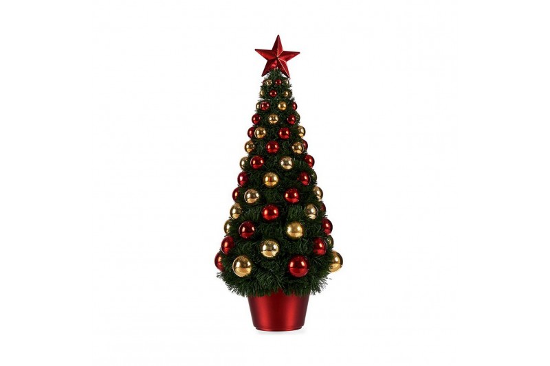 Kerstboom Rood Gouden Groen Plastic...