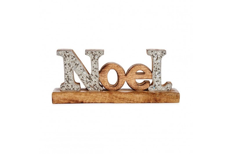 Decorative Figure Noel Glitter Wood...