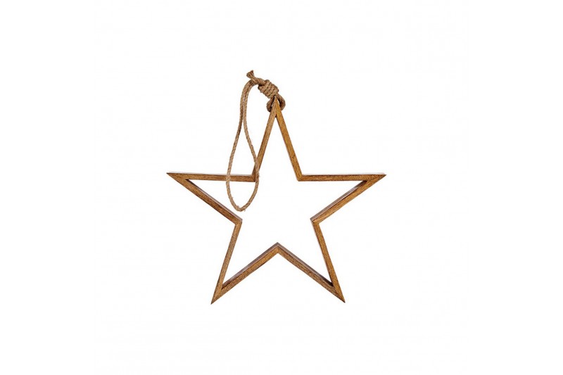 Christmas bauble Star Shape Wood...