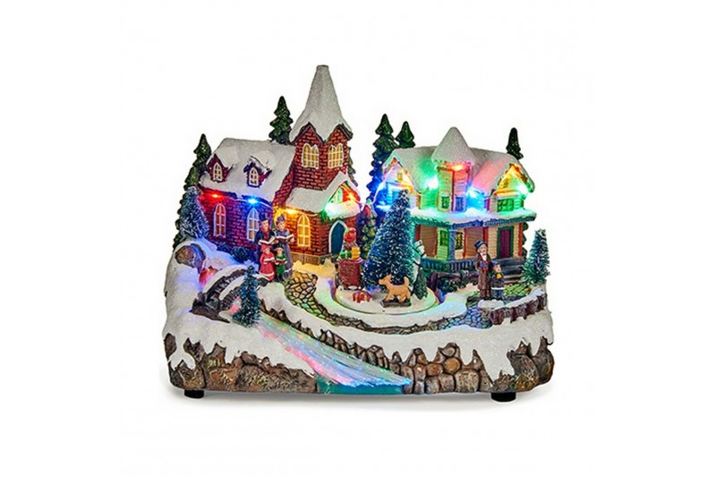 Decoration 14 x 20 x 25 cm Town Resin...