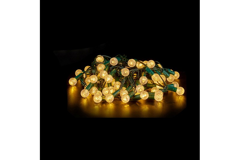 Wreath of LED Lights 4 m Yellow