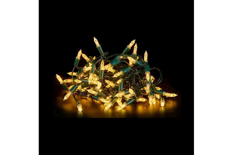 Wreath of LED Lights 9 m Yellow