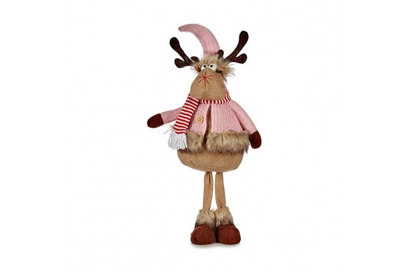 Christmas Reindeer Pink Brown...