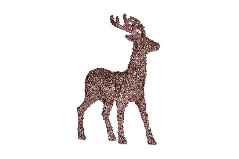 Decoration Medium Reindeer Pink...