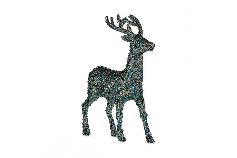 Decoration Medium Reindeer Blue...