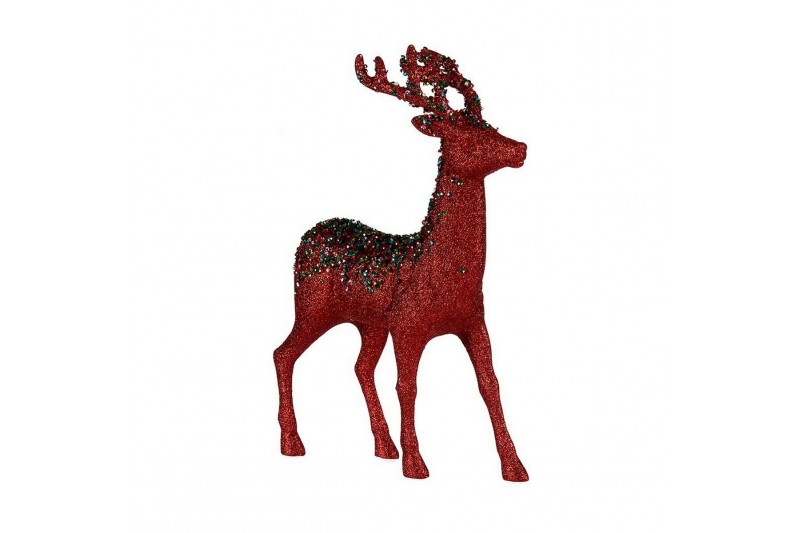 Decoration Medium Reindeer Red Blue...