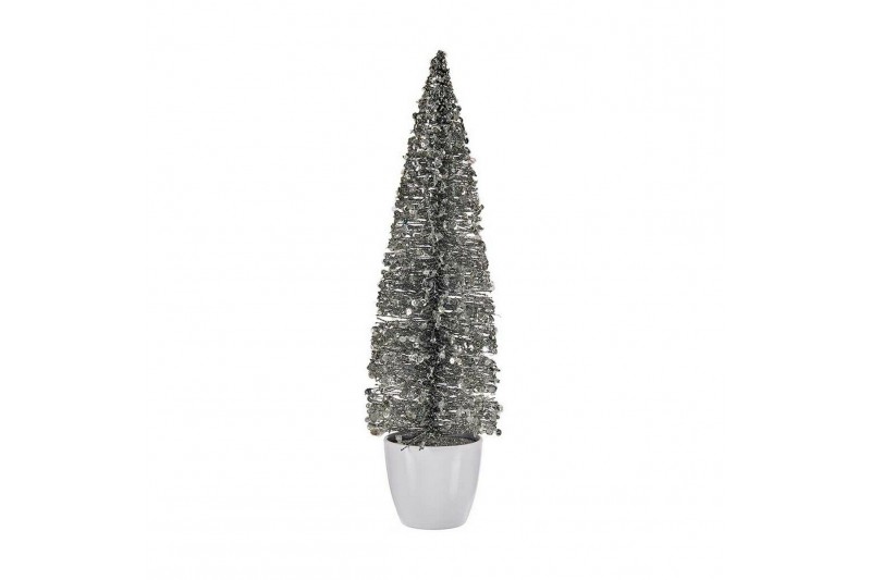 Sapin de Noël Grand Argenté Blanc...