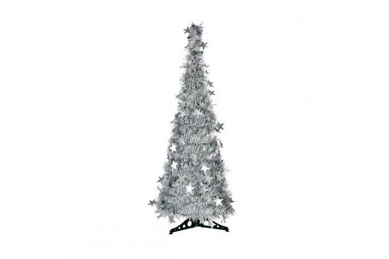 Albero di Natale Argentato Tinsel (38...