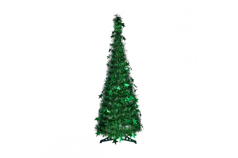 Albero di Natale Verde Tinsel (38 x...