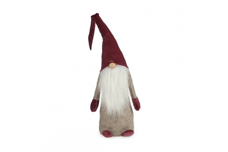 Decorative Figure Grey Maroon Gnome...