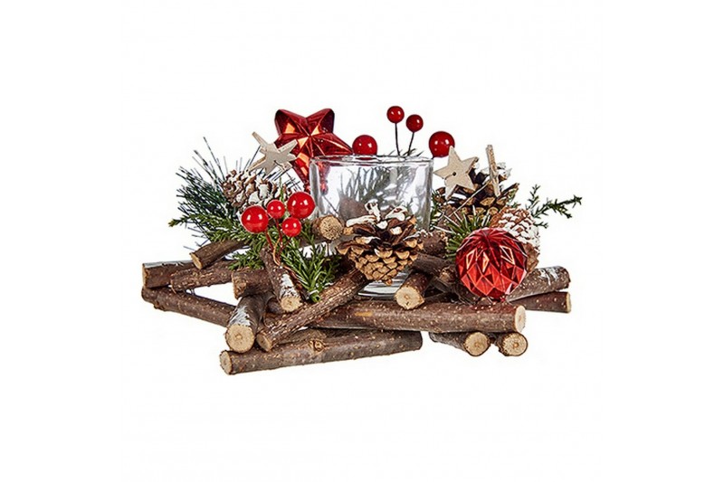 Christmas Candle Holder Star Red...