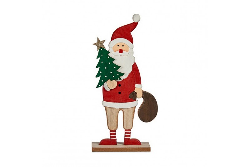 Figurine Décorative Père Noël Bois (5...