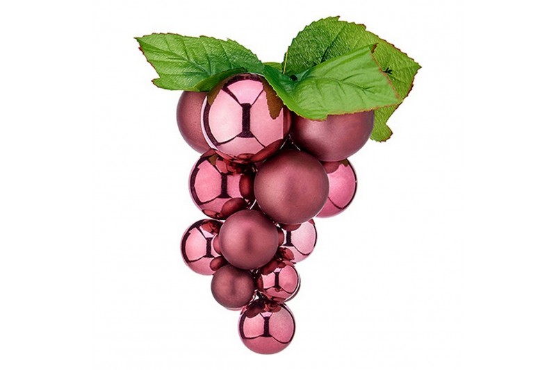 Christmas Baubles Small Grapes Pink...