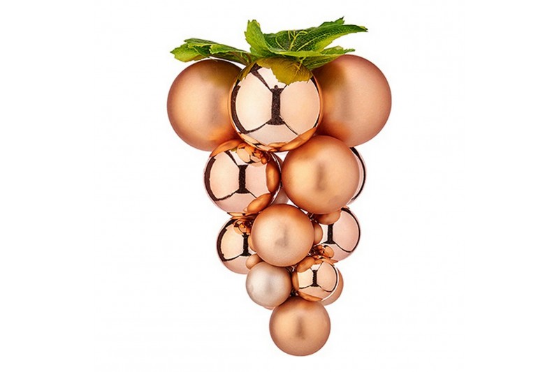 Christmas Baubles Small Grapes Copper...