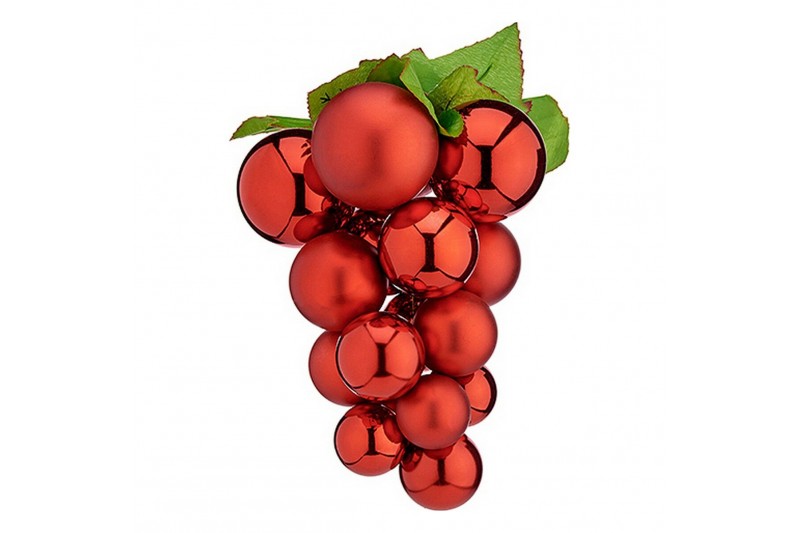 Christmas Baubles Small Grapes Red...