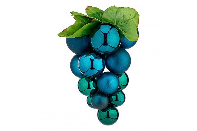 Christmas Baubles Small Grapes Blue...