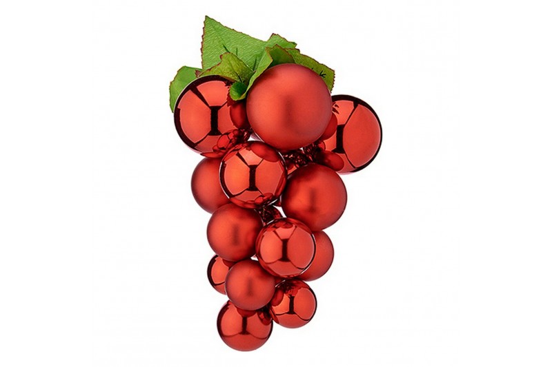 Christmas Baubles Medium Grapes Red...