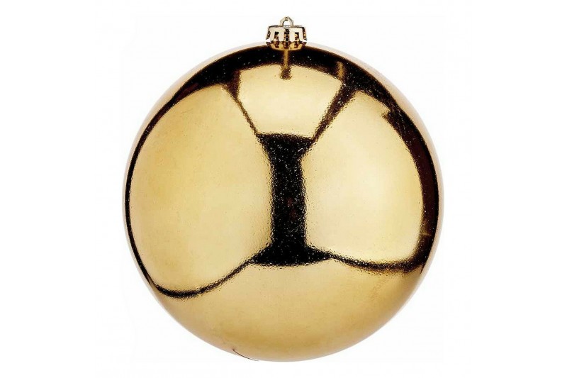 Christmas Baubles Ø 20 cm Golden Plastic