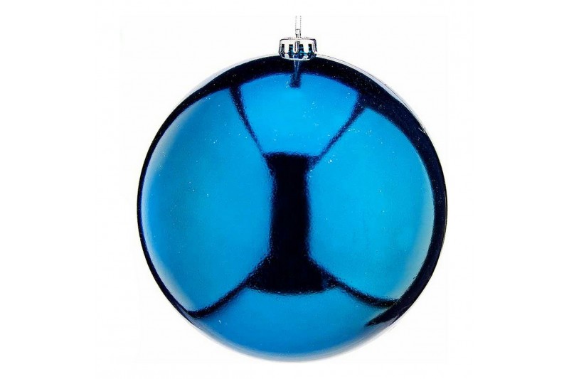 Bolas de Navidad Ø 20 cm Azul Plástico