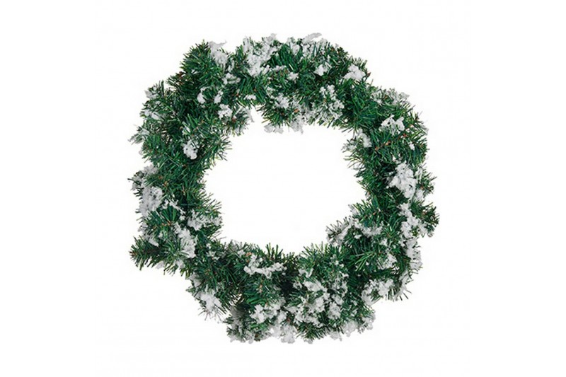 Advent wreathe Snowflakes White Green...