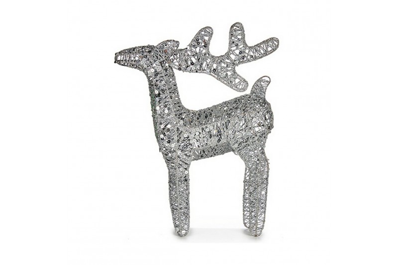 Christmas Reindeer Silver Metal (30 x...