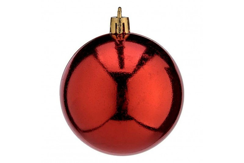 Christmas Baubles Ø 7 cm 12 Units Red...