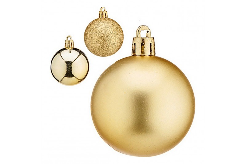 Kerstballen Ø 5 cm 24 Stuks Gouden...