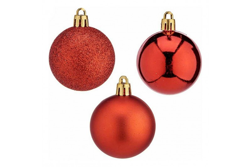 Boules de Noël Ø 5 cm 24 Unités Rouge...