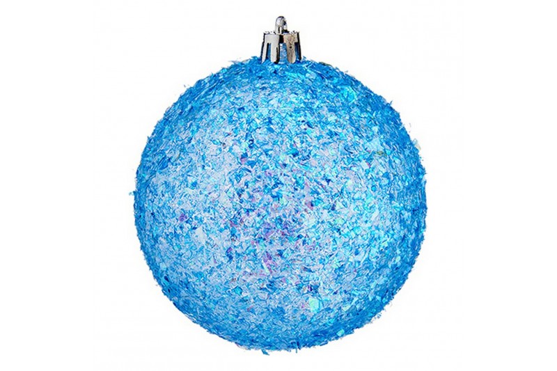 Boules de Noël Ø 8 cm 6 Unités Bleu PVC