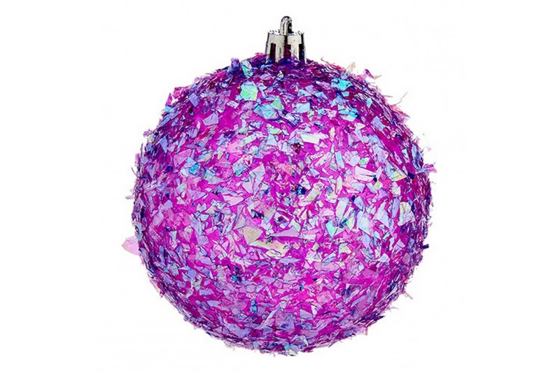 Boules de Noël Ø 8 cm 6 Unités Violet...