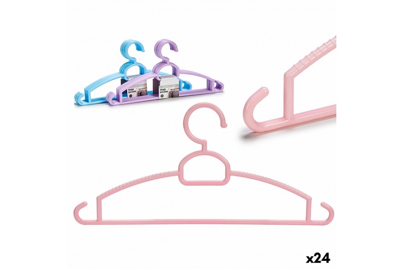 Set of Clothes Hangers Purple Blue...