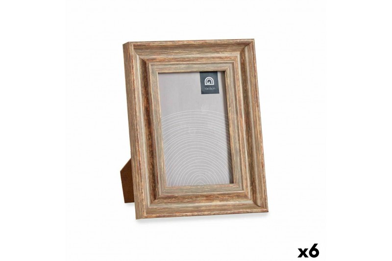 Cadre photo Verre Bois Marron Bronze...