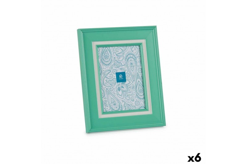 Photo frame Crystal Green Plastic (6...