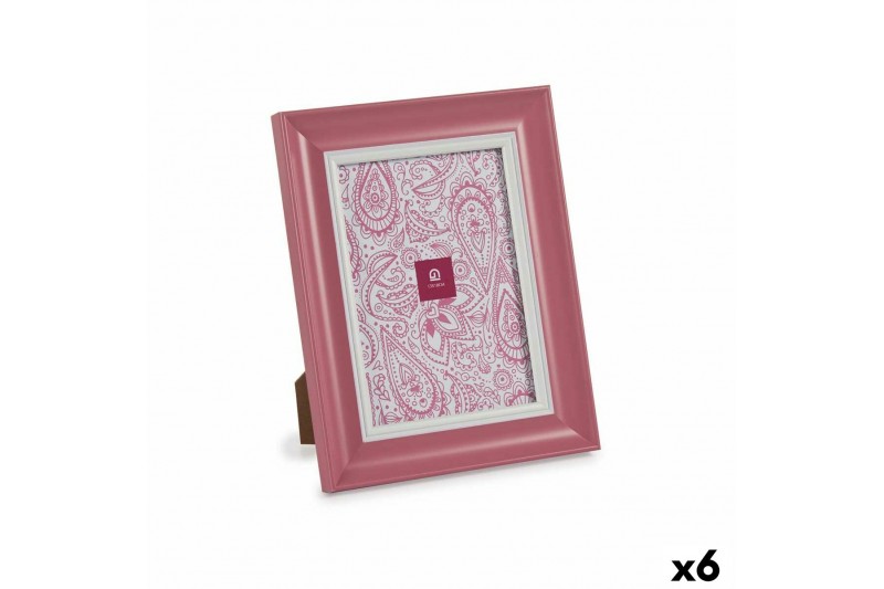 Cadre photo Verre Rose Plastique (6...