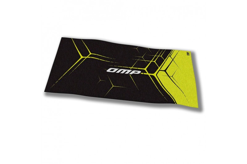 Beach Towel OMP Black Yellow