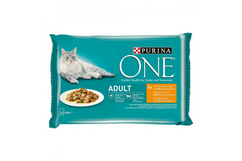 Cat food Purina One Adult (4 x 85 g)