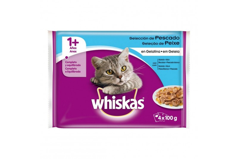 Kattenvoer Whiskas (4 x 100 g)