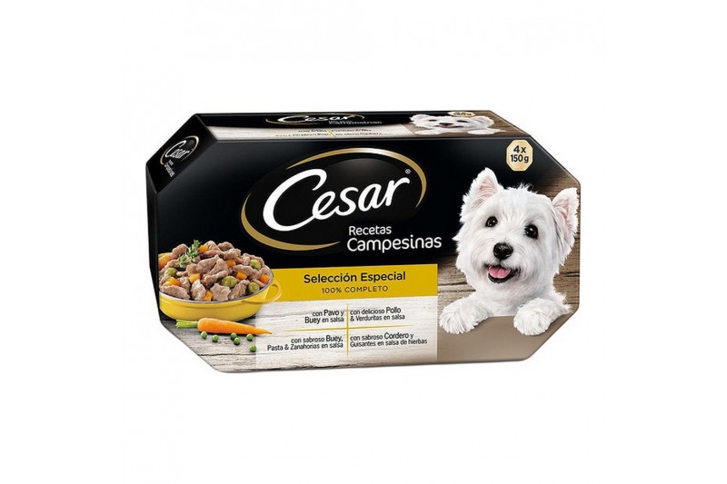 Comida húmeda Cesar (4 x 150 g)