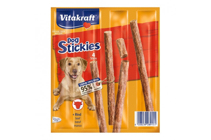 Dog Snack Vitakraft Stickies (44 g)