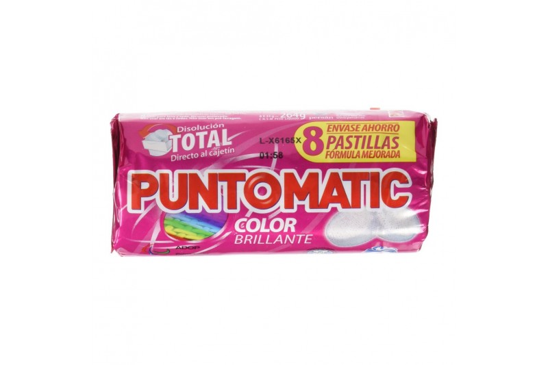 Détergent Puntomatic Couleur (8 uds)