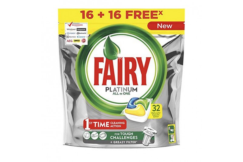 Tabs für Spülmaschine Fairy Platinum