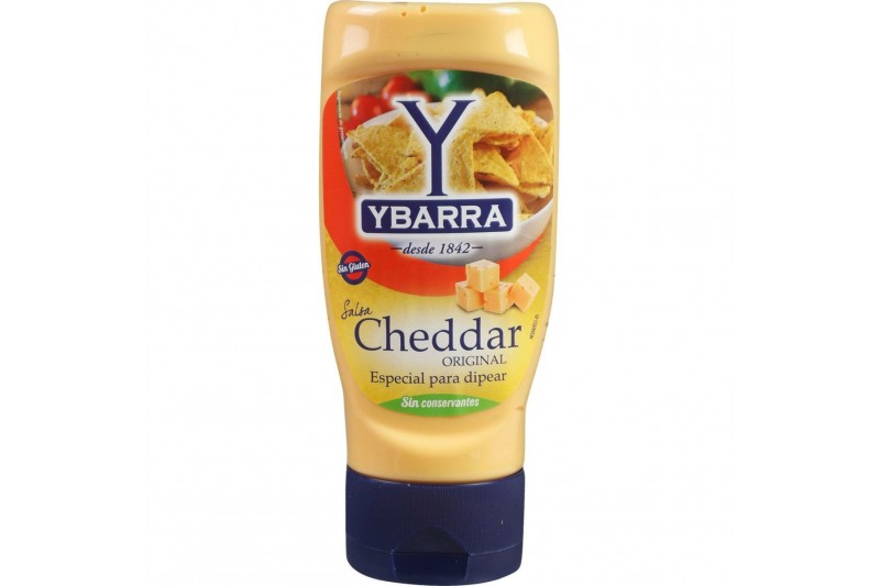 Saus gemaakt van cheddar Ybarra 300 ml