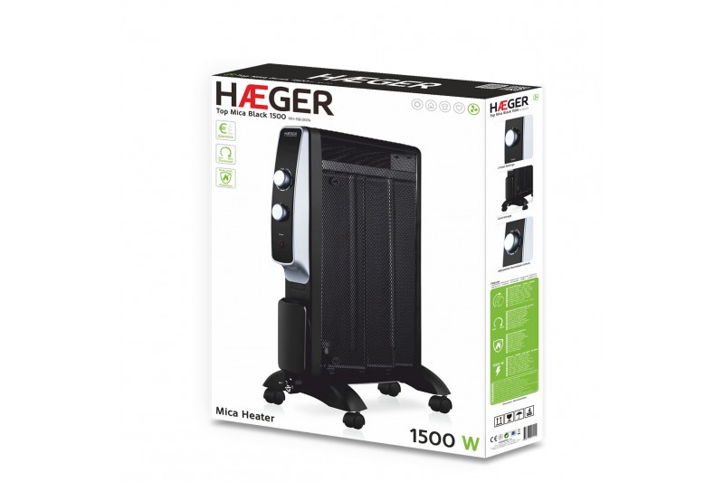 Riscaldamento Haeger Top Mica Black...